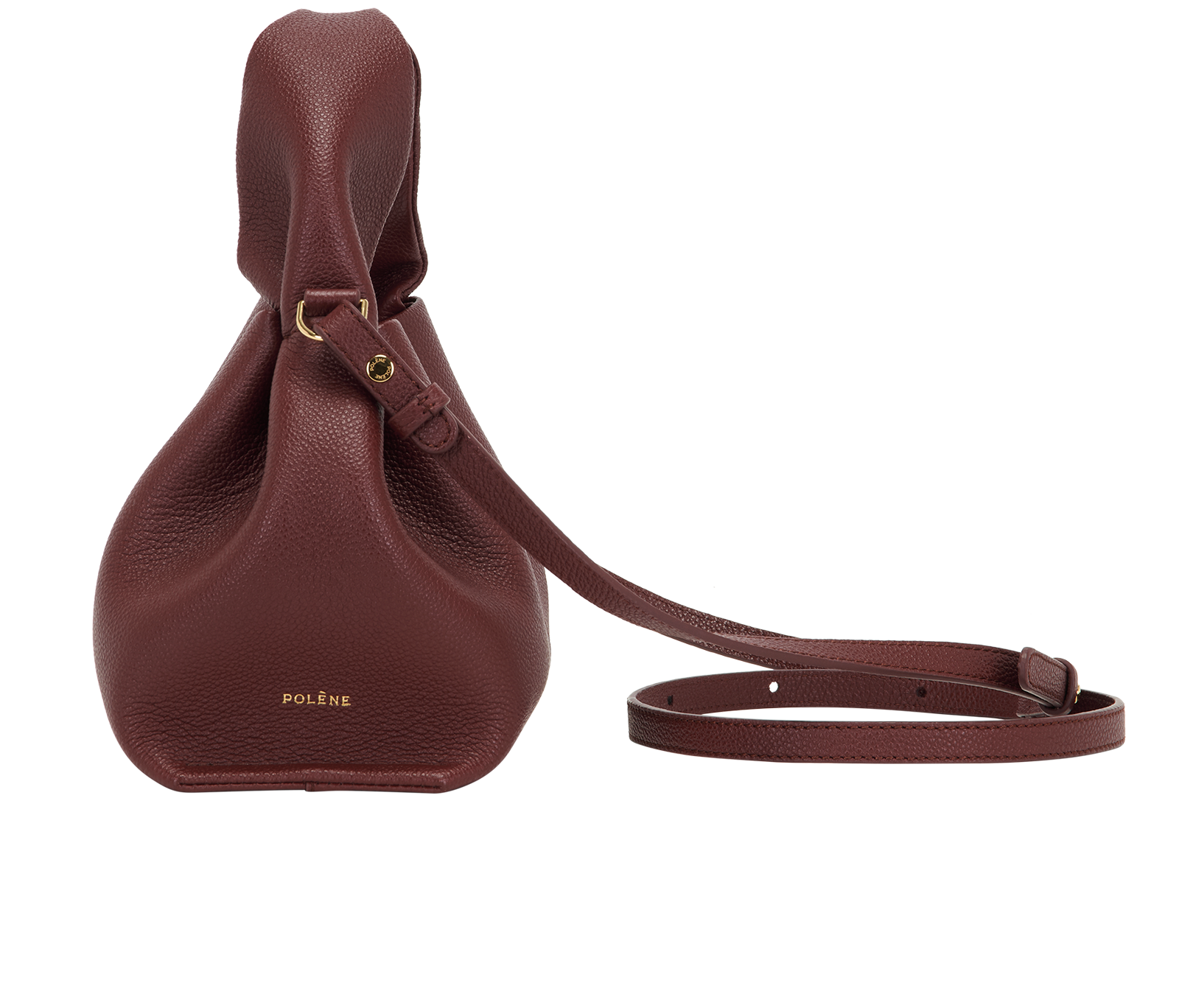 Mini Numero Neuf, &pound;275, Handbags, Burgundy, Leather, Bottom view